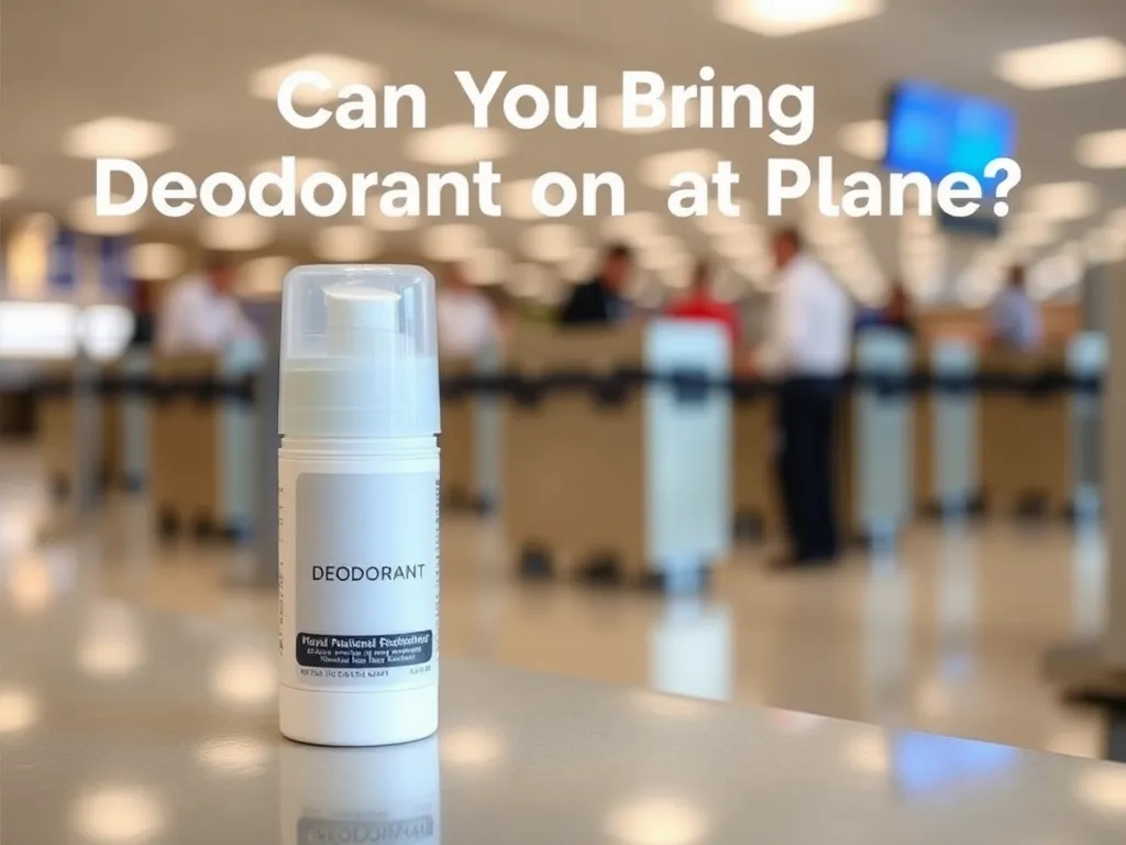 Czy można wziąć dezodorant do samolotu?