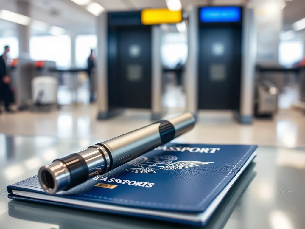 Czy można wziać e-papierosa do samolotu?